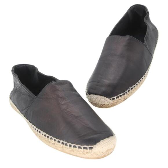 Saint Laurent Espadrille 40.5 Leather Flats SL-0525N-0219 - Picture 1 of 12